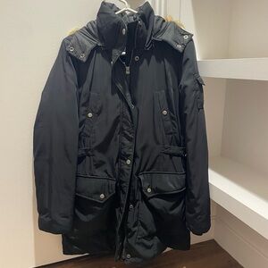 Andrew Marc black down coat